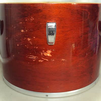 Ludwig 13" x 9" Power Factory Concert Tom Natural Red Mahogany image 6