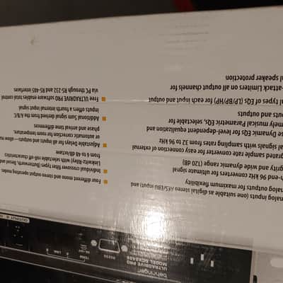 Behringer Ultra-Drive Pro DCX2496 Loudspeaker Management System 2010s - Standard image 4
