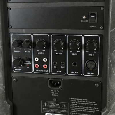 Galaxy Audio AS-TV10 Traveler 10 Battery Powered Portable PA System CG01EPP image 10