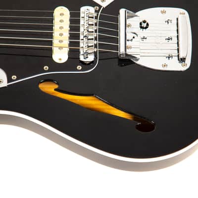Fender Jaguar Thinline Electric Guitar Owned By Ilan Rubin image 9