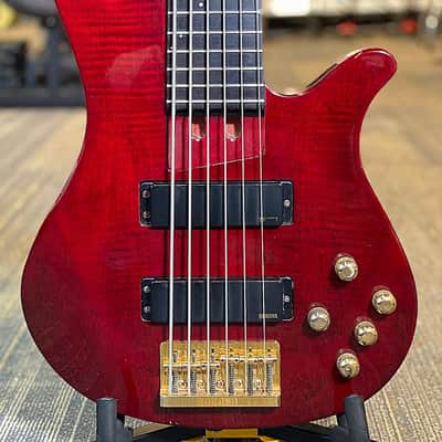 Yamaha RBX6JM John Myung 6-String - Metallic Red image 2