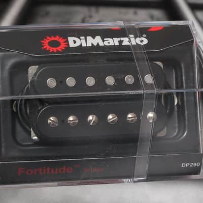 DiMarzio DP290BK Fortitude Bridge Pickup - Black / Nickel Pole Pieces