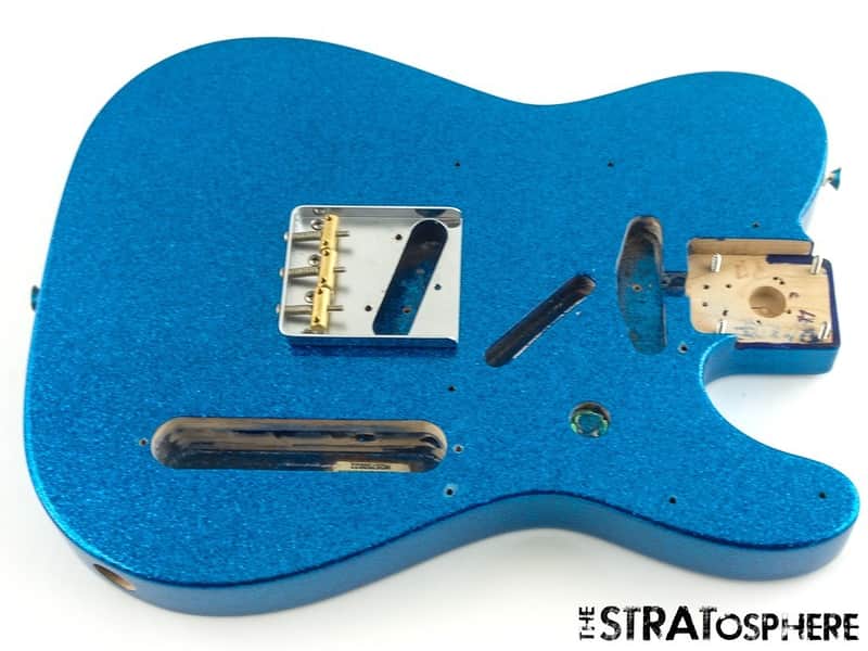 Fender J Mascis Road Worn Tele BODY & HARDWARE, Telecaster Bottle Rocket Blue image 1