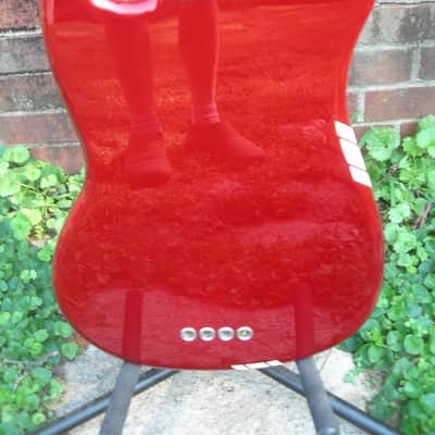 Fender Pawn Shop Mustang Bass 2013 - Candy Red image 7