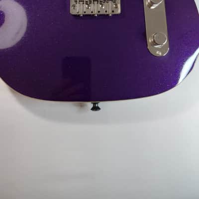 Squier Classic Vibe Baritone Custom Telecaster - Purple Sparkle, Sweetwater Exclusive image 2