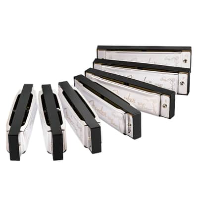 Fender Blues Deluxe Harmonica 7 Pack with Case image 2
