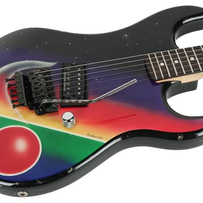 1980's Kramer Baretta USA Kline Fantasy Series Galactic Rainbow Graphic image 6