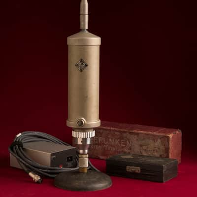 Restored Telefunken Ela MZ 028/1 (Neumann CMV3A) Bottle Microphone Circa 1935 image 1