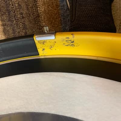RARE Vintage Yamaha Recording Custom Birch pre-Yess 1983 Mellow (Canary) Yellow Drum Kit Set Gadd Sizes! image 13