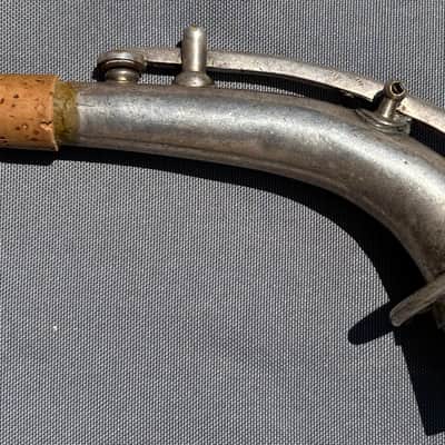 Buescher True Tone Alto Saxophone, Vintage Low Pitch, Silver Finish image 8