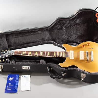 2003 Gibson Les Paul Classic Double Cutaway P-90 Goldtop w/ OHSC image 2
