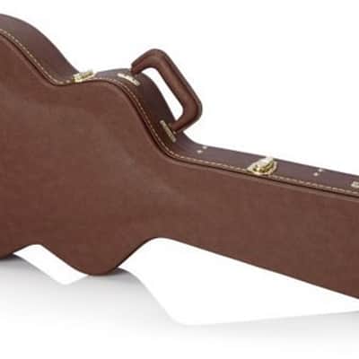 Gator GW-335-BROWN Deluxe Wood Semi-Hollowbody Electric Guitar Case 2010s - Traditional Brown image 6