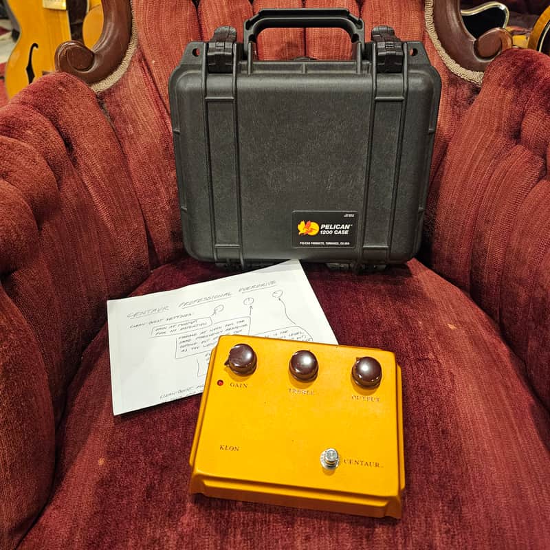 2000's Klon Centaur Proffesional Overdrive (Non-Horsie)  Gold image 1