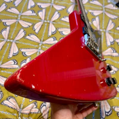 Gibson USA Explorer 1984 with factory Kahler Tremolo Bridge - Ferrari Red image 15