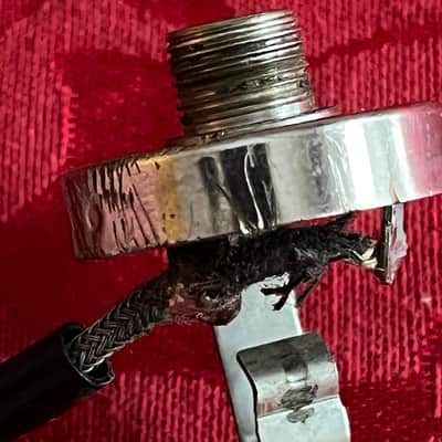 Vintage 70s Gibson shielded Switchcraft jack can image 3
