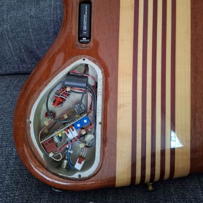 Alembic Europa 6-String Bass 1992 - Walnut Top image 11