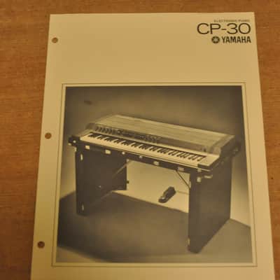 Yamaha CP-30 Electronic Piano catalog, pamphlet, brochure.  ca 1970's