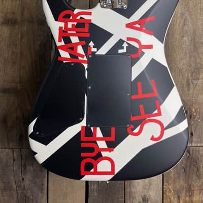 EVH Striped Series Circles Black and White Stripes EVH image 6