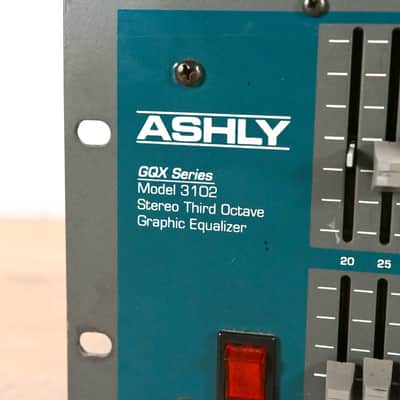 Ashly GQX-3102 2-Channel 31-Band Graphic Equalizer CG01273 image 5
