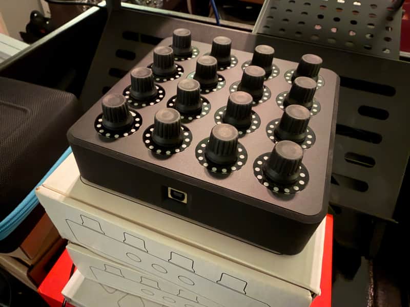 DJ Tech Tools Midi Fighter Twister w/ stand, hard case, and cover image 1
