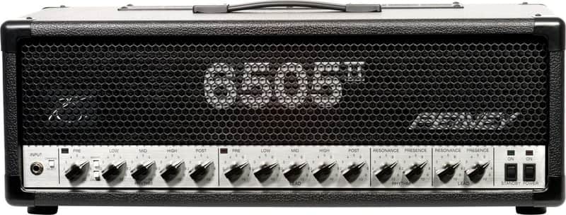 Peavey 6505 II Electric Guitar Tube Head, 120W, Black image 1