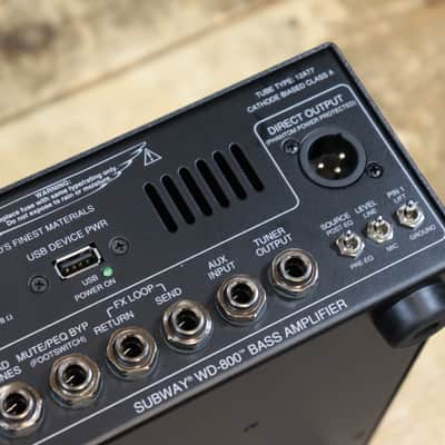 Mesa Boogie Subway WD-800 Head 800-Watt 2-Stage Tube Preamp Bass Amplifier Head image 13