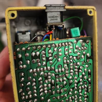 Boss OD-2 Turbo OverDrive (Black Label) 1988 - 1995 - Yellow japan image 4