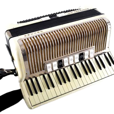 Immagine Rare Old/ Vintage German Made Top Quality Piano LMMM Accordion Hohner Contessa IV M - 120 bass, 12 switches + Hard Case&Straps-Youtube VIDEO - 12