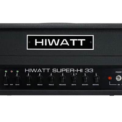 Hiwatt SUPER-HI 33 2-Channel 30W Head Amplifier w/ Extreme Gain image 1