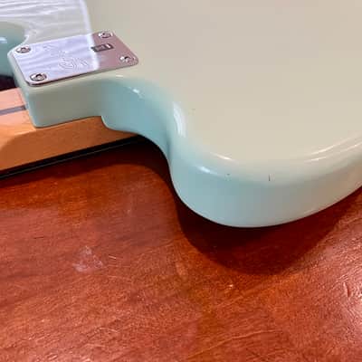 Squier Vintage Modified Jaguar Offset Guitar Surf Green image 6