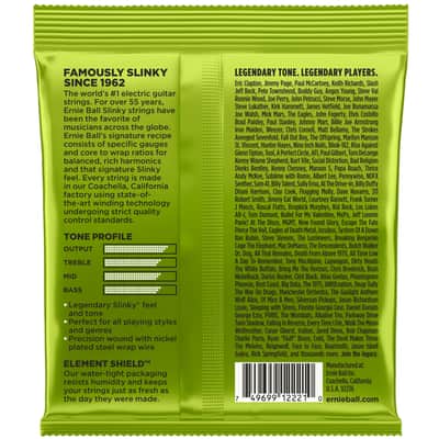 Ernie Ball Regular Slinky Electric Guitar String 3 Set Bundle 10-46 image 2