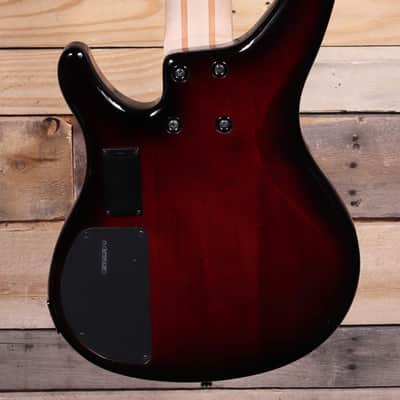 Yamaha TRBX605FM 5-String Bass Guitar Dark Red Burst image 3