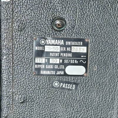Yamaha CS-50 Synthesizer Polyphonic Synthesizer 1977 - Black image 18