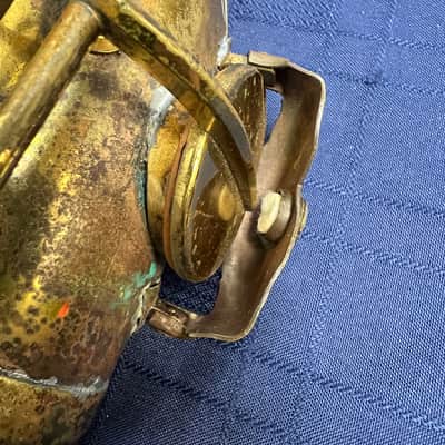 Vintage H. Couf Superba I Eb Pro Bari Baritone Sax Saxophone Made in Germany 1976 image 8