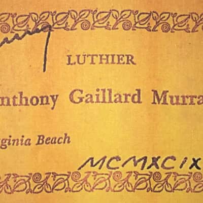 Anthony Gaillard Murray Concert Classical Guitar, 1999, with Klaus Scheller tuners, in Hiscox case image 4