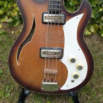 Orfeus Thinline Bass 1970 Sunburst image 2
