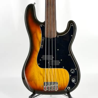 1978 Fender Fretless Precision Bass - Sunburst image 4