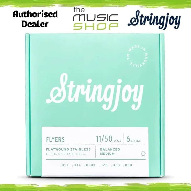 Stringjoy Flyers 11-50 Bal Medium Flatwound Electric Guitar Strings - SJ-FR1150 image 1