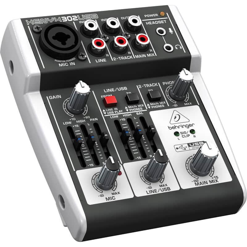 Behringer Xenyx 302USB Mixer and USB Audio Interface image 2