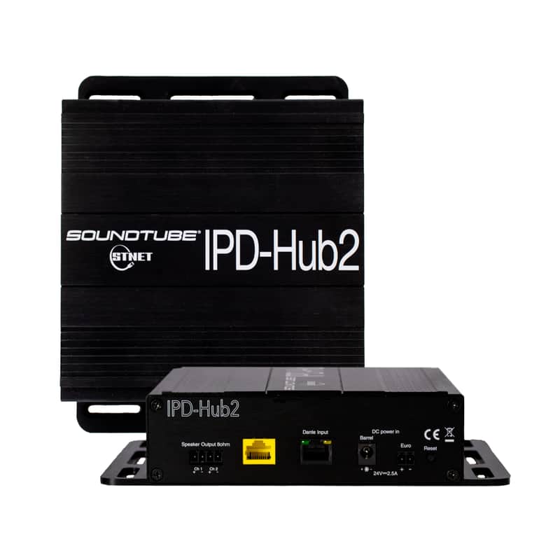 SoundTube Entertainment SoundTube IPD-HUB 2 Local 2-Channel DSP Amplifier With Dante