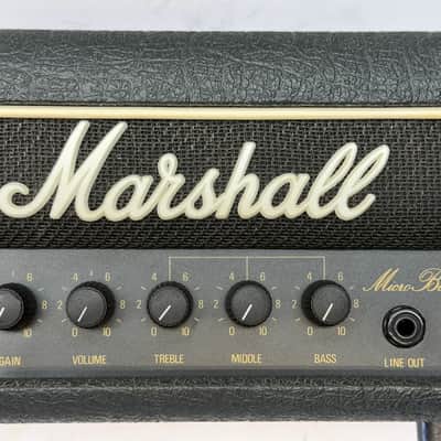 SERVICED Vintage Marshall 3505 Micro Bass head Made in England 1987 (Lead 12) image 9