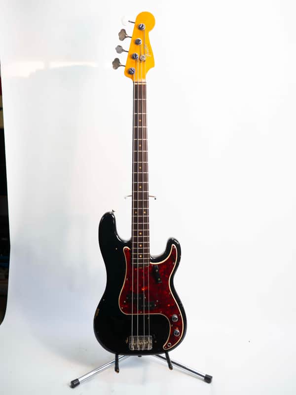 Fender Precision Bass with Rosewood Fretboard 1964 - Black Refin image 1