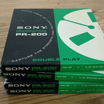 4 Rolls - Sony PR200 Double Play Reel to Reel Recording Tape image 1