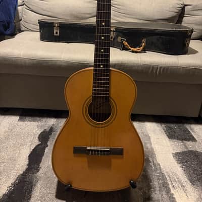 Vintage 1966 Giannini Model 6 Classical Guitar – Original Melody Music Co. Receipt & Case - Made in Brazil image 10