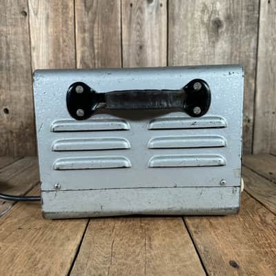 Newcomb H-50 PA head guitar amp 1950's - Silver image 6