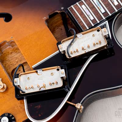 1990 Greco RS-90 Clear Sound Project Vintage Semi-Hollow ES-Style Guitar Sunburst, Japan Fujigen image 16