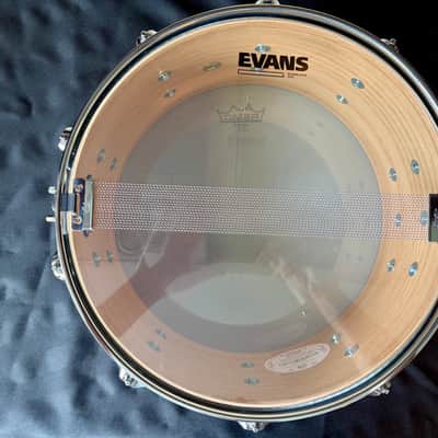 Ludwig Keystone Hybrid 6.5" x 14" Snare (LKS764XX52) - Sky Blue Oyster image 6