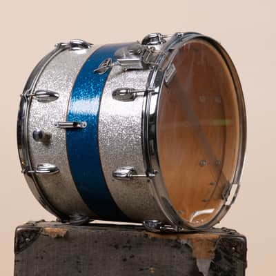 1970s Slingerland 12x15 Haskell W. Harr Tri Band Parade Drum image 10