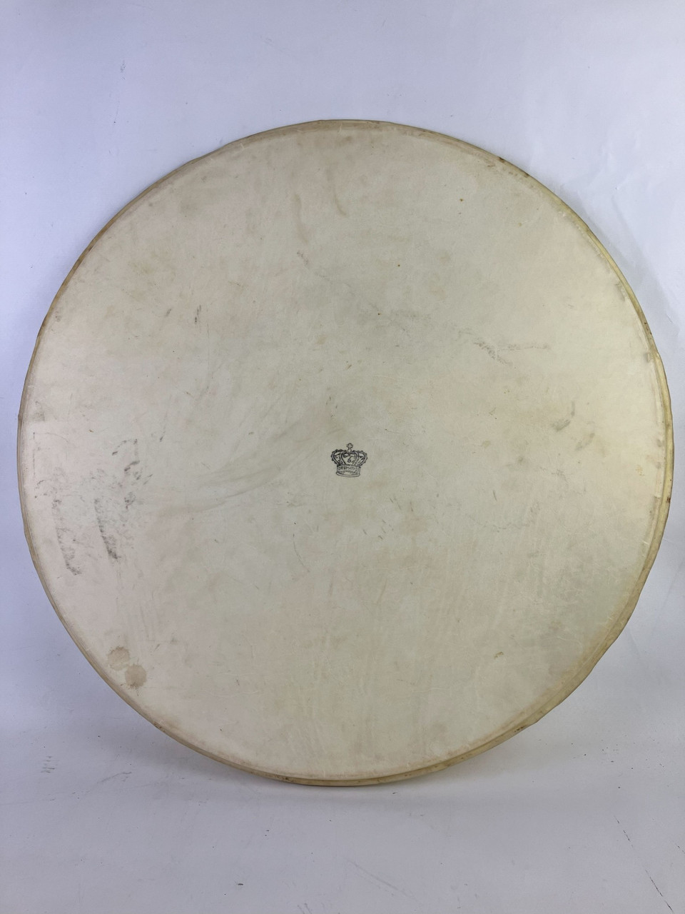 Leedy & Ludwig 22" Crown Calf Skin Batter/Resonant Bass Drum Head Vintage50s USA — main photograph
