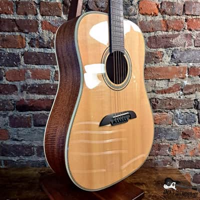 Alvarez Artist Series AD60 Herringbone Dreadnought Acoustic Guitar w/ GB (2026 - Natural) image 5